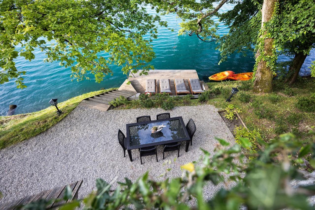 Private Beach House On Lake 布莱德 外观 照片